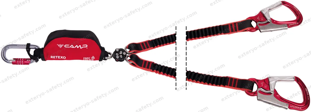 7250219 - 	RETEXO GYRO REWIND + 2125 + 2x0995 115-160 cm, Assorbitore di energia C.A.M.P.