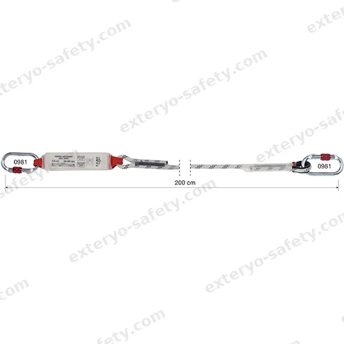 5030103 - SHOCK ABSORBER ROPE SINGLE 200 cm + 2x0981, Assorbitore di energia C.A.M.P.