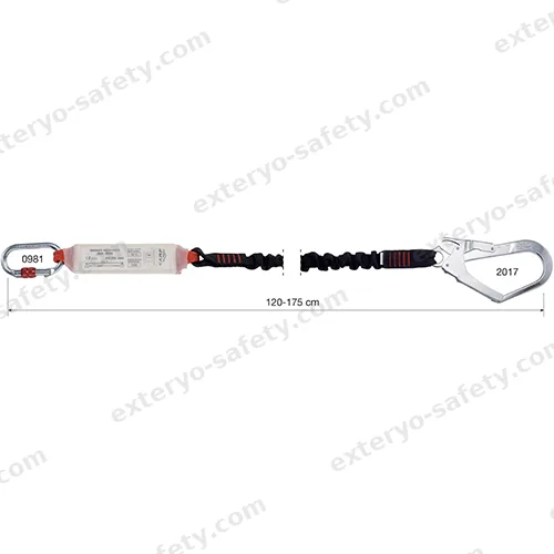 7030101 - SHOCK ABSORBER REWIND SINGLE 120-175 cm + 0981 + 2017, Assorbitore di energia C.A.M.P.