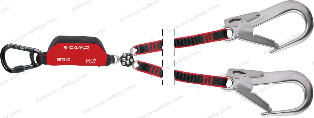 7250207 - RETEXO GYRO REWIND + 1176 + 2x0984 100-140 cm, Assorbitore di energia C.A.M.P.