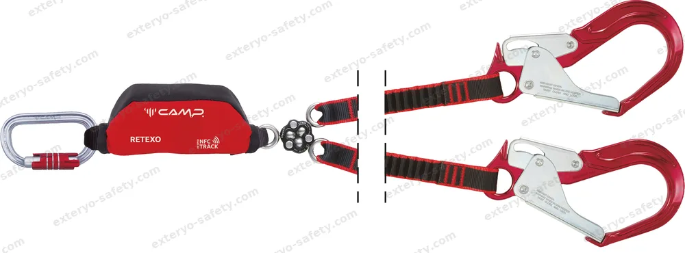 7250208 - RETEXO GYRO REWIND + 2125 + 2x2148 125-185 cm, Assorbitore di energia C.A.M.P.