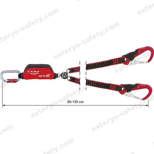 7250211 - RETEXO GYRO REWIND + 2125 + 2x2128 95-135 cm, Assorbitore di energia C.A.M.P.