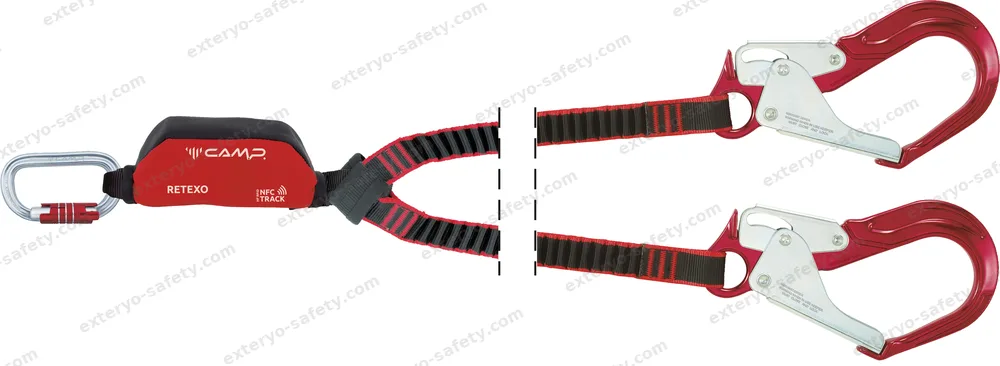 7050205 - RETEXO REWIND DOUBLE + 2125 + 2x2148 120-180 cm, Assorbitore di energia C.A.M.P.