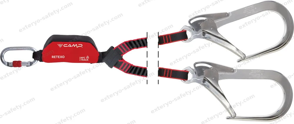 7050206 - RETEXO REWIND DOUBLE + 0981 + 2x098401 130-190 cm, Assorbitore di energia C.A.M.P.