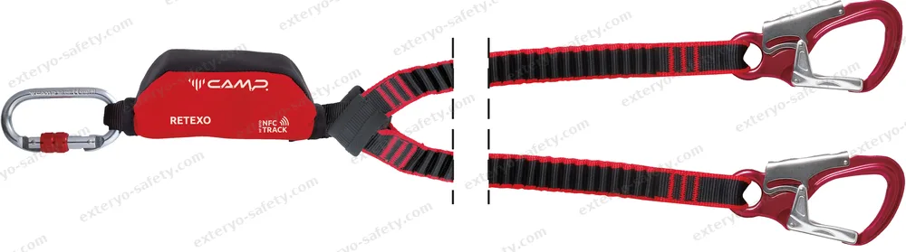 7050207 - RETEXO REWIND DOUBLE + 0981 + 2x0995 110-170 cm, Assorbitore di energia C.A.M.P.