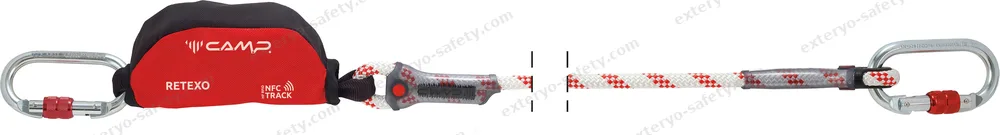 5050101 - RETEXO ROPE SINGLE + 2x0981 165 cm, Assorbitore di energia C.A.M.P.
