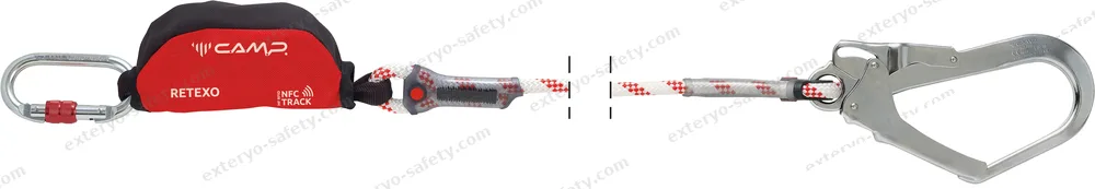 5050103 - RETEXO ROPE SINGLE + 0981 + 2017 150 cm, Assorbitore di energia C.A.M.P.