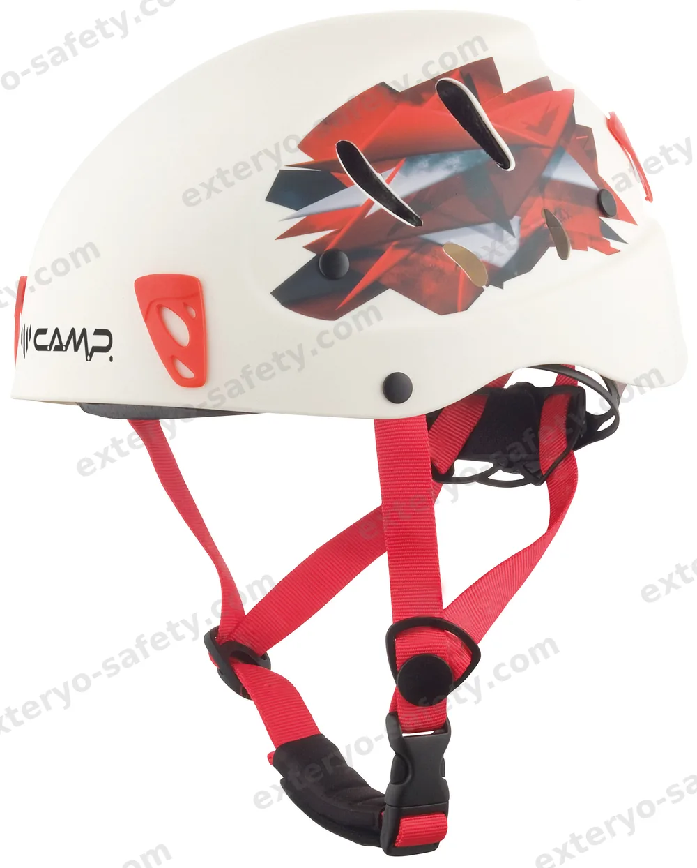 ARMOUR - White / Red, Casco C.A.M.P.