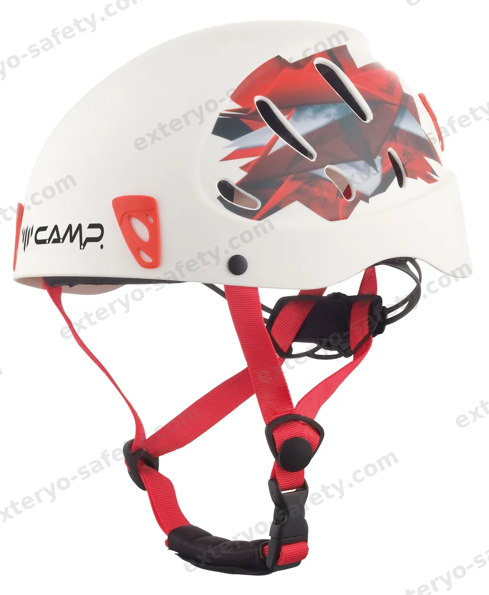 ARMOUR - White / Red, Casco C.A.M.P.