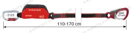 7050102 - RETEXO REWIND SINGLE + 2125 + 0995 110-170 cm, Assorbitore di energia C.A.M.P.