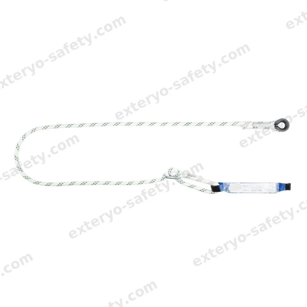 CORDINO CON ASSORBITORE REGOLABILE ABM+LB 100 20 (2,0 MT.) + AZ023, Assorbitore di energia SINECURA