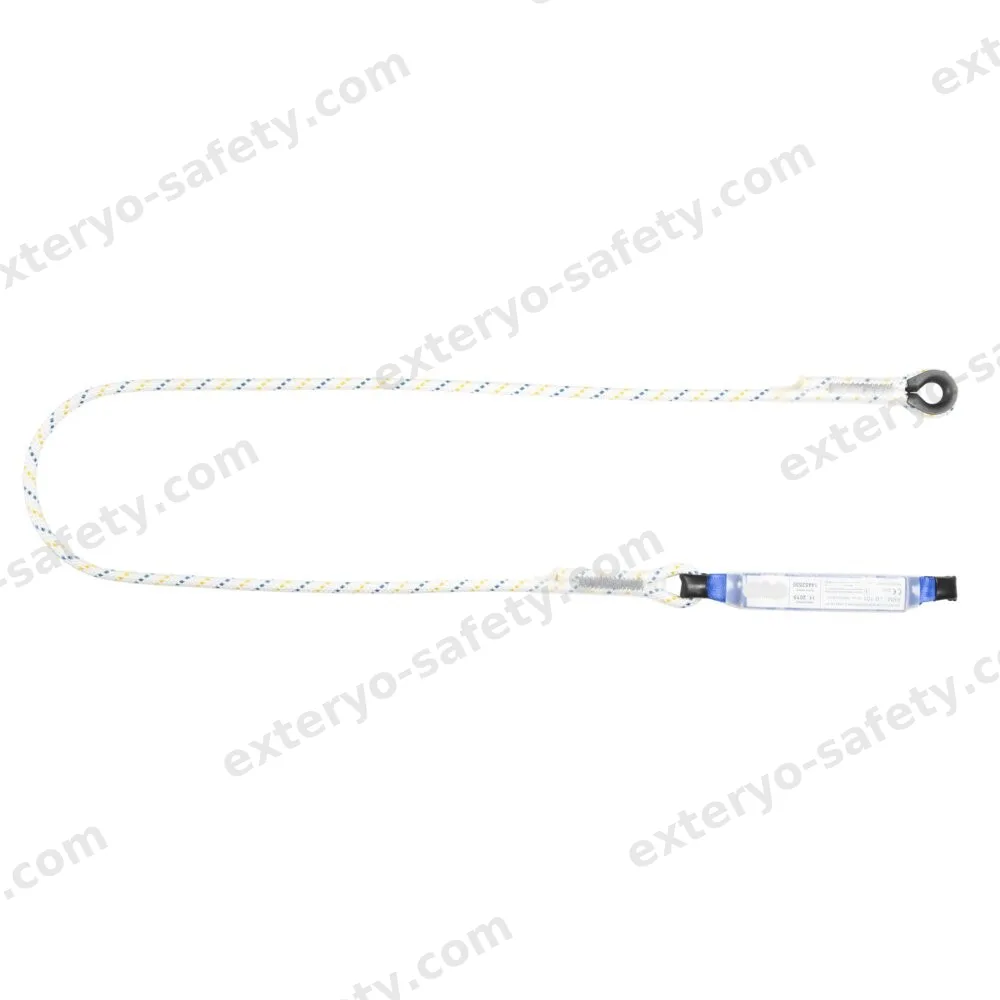 DOPPIO CORDINO DI TRATTENUTA CON ASSORBITORE ABM + LB101 20 (2 MT.) , Assorbitore di energia SINECURA